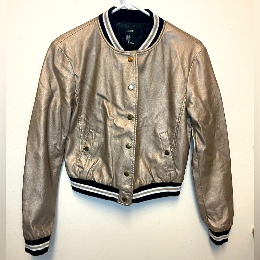Gold Bomber jacket